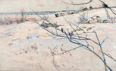 Vinterlandskap av Karl Nordström