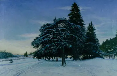 Vinterdag vid Uggleviken av Karl Nordström