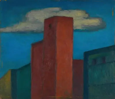 Ohne Titel (Häuser) av Karl Wiener