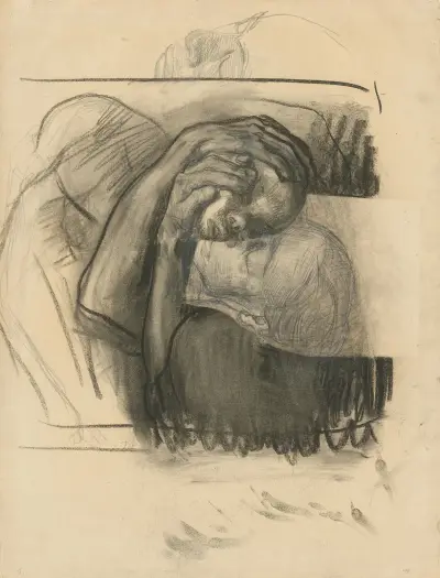 Rozloučení, 1910, Käthe Kollwitz
