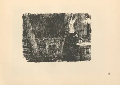 Pivnice v zahradě, Käthe Kollwitz