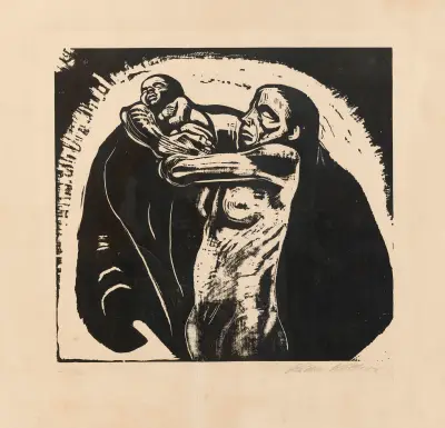 Das Opfer av Käthe Kollwitz