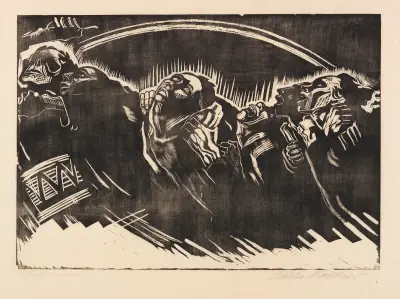 Die Freiwilligen av Käthe Kollwitz