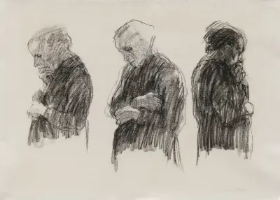 Tři studie dělnické ženy, Käthe Kollwitz