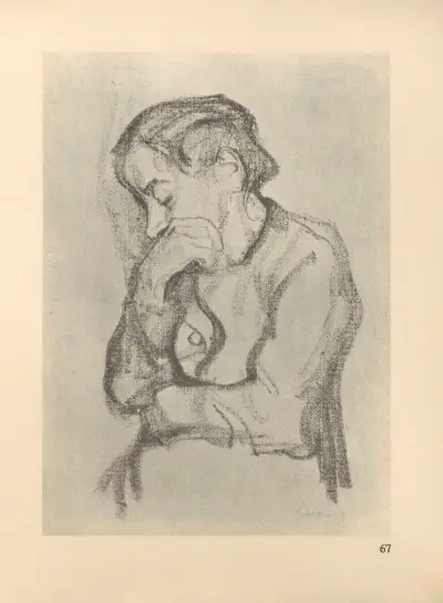 Frauen, 1925 – nr 2 av Käthe Kollwitz