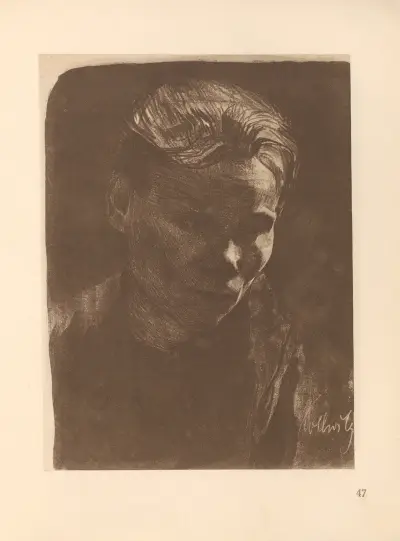 Frauen, 1925 – nr 6 av Käthe Kollwitz