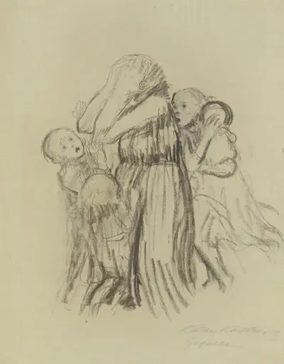 Gefallen, 1920 – nr 1 av Käthe Kollwitz