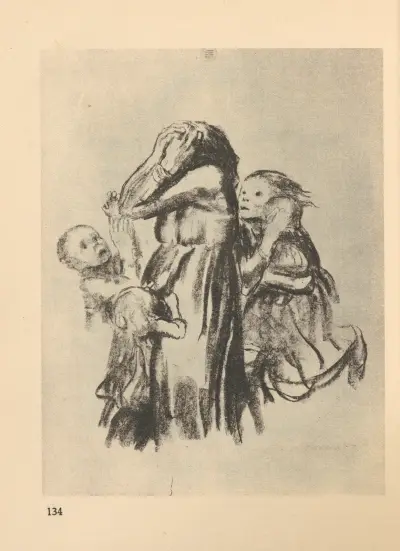 Krieg, 1925 – nr 10 av Käthe Kollwitz