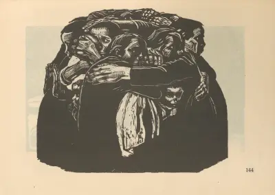Krieg, 1925 – nr 9 av Käthe Kollwitz