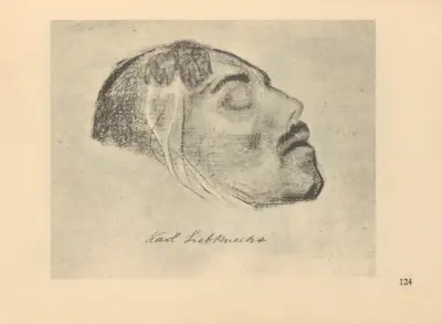 Liebknecht, 1925 – nr 1 av Käthe Kollwitz