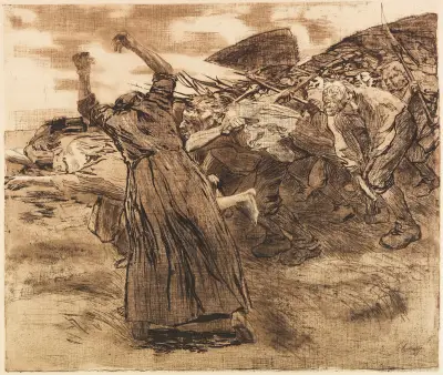 Losbruch av Käthe Kollwitz