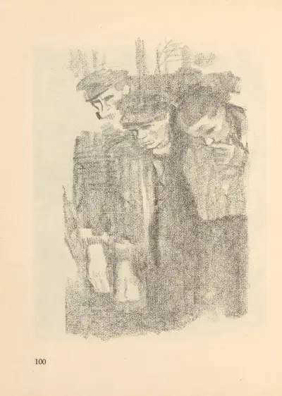 Březnový hřbitov, 1925, Käthe Kollwitz