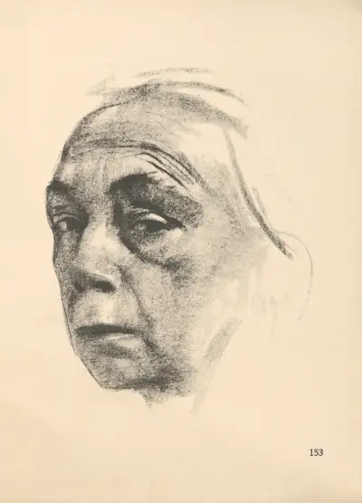 Selbstbildnis, 1925 – nr 6 av Käthe Kollwitz