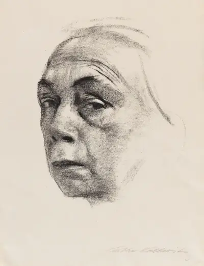 Selbstbildnis, 1924 – nr 1 av Käthe Kollwitz