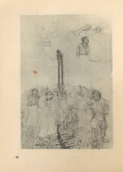 Tanz um die Guillotine, 1925 – nr 2 av Käthe Kollwitz