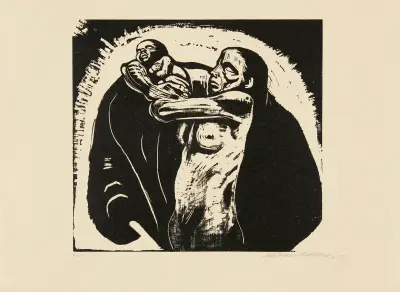 The Sacrifice (Das Opfer) av Käthe Kollwitz