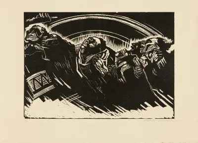 The Volunteers (Die Freiwilligen) av Käthe Kollwitz