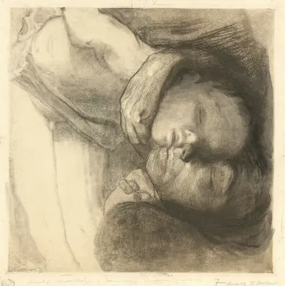 Smrt, žena a dítě, Käthe Kollwitz