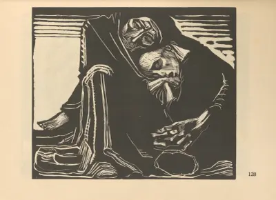 Tod mit Mädchen av Käthe Kollwitz