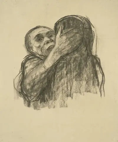 Śmierć rozpoznana jako przyjaciel, Käthe Kollwitz