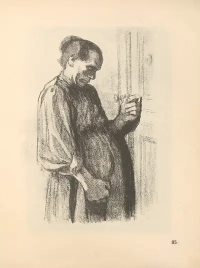 Zeichnungen für den Simplizissimus, 1925 – nr 1 av Käthe Kollwitz