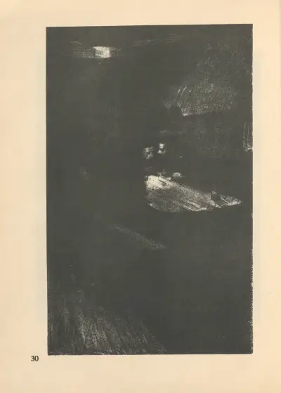 Zum ’Weberaufstand’ gehörig, 1925 – nr 4 av Käthe Kollwitz