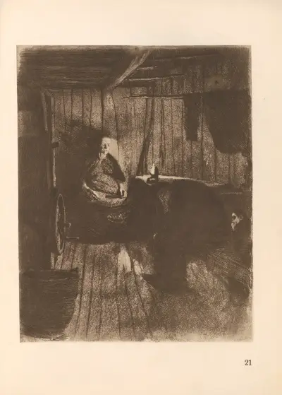 Patřící k 'Vzpouře tkalců', 1925 – Nr. 5, Käthe Kollwitz
