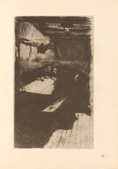 Zum ’Weberaufstand’ gehörig, 1925 – nr 1 av Käthe Kollwitz