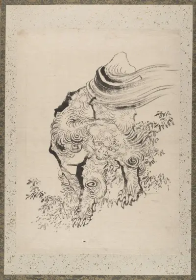 Album of Sketches by Katsushika Hokusai and His Disciples Pl.01 av Katsushika Hokusai