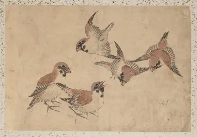 Skizzenalbum von Katsushika Hokusai und seinen Schülern, Taf. 44 von Katsushika Hokusai