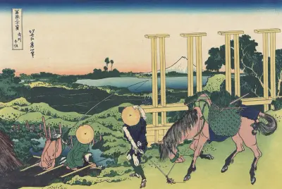 Bushū senju av Katsushika Hokusai