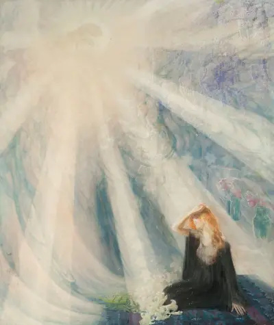 Vision III – sketch for ‘Annunciation’ av Kazimierz Stabrowski