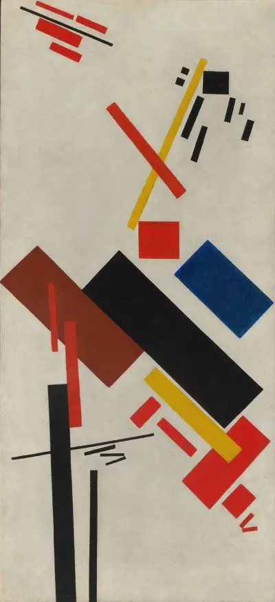 House under construction von Kazimir Malevich