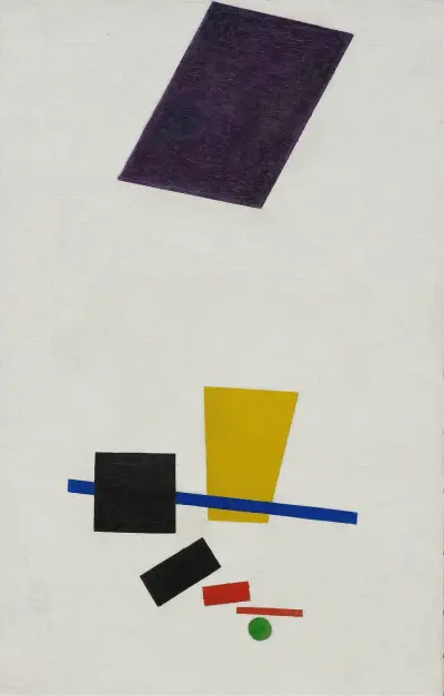 Painterly Realism of a Football Player – Color Masses in the 4th Dimension von Kazimir Malevich