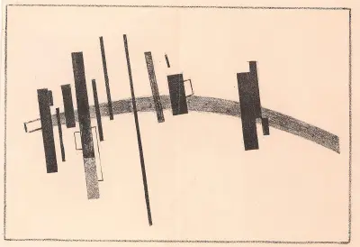 Sensation of the Motion and the Obstacle von Kazimir Malevich