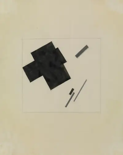 Untitled (Suprematist Composition) von Kazimir Malevich