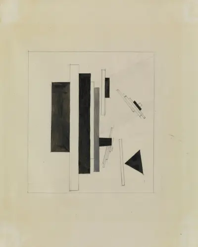 Untitled (Suprematist Composition) von Kazimir Malevich
