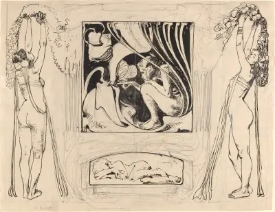 Allegory of Summer (in or after 1896) av Koloman Moser