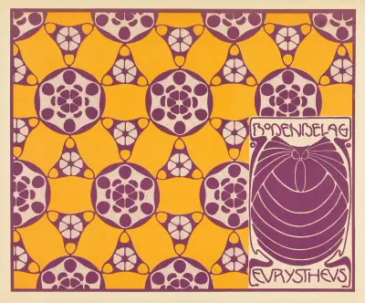 Bodenbelag Eurystheus (Eurystheus Floor Covering) av Koloman Moser