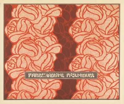 Farbschablone Rosenlaube (Rose Bower Color Stencil) av Koloman Moser