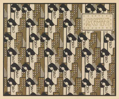 Wanddecor December (December Wall Decoration) av Koloman Moser