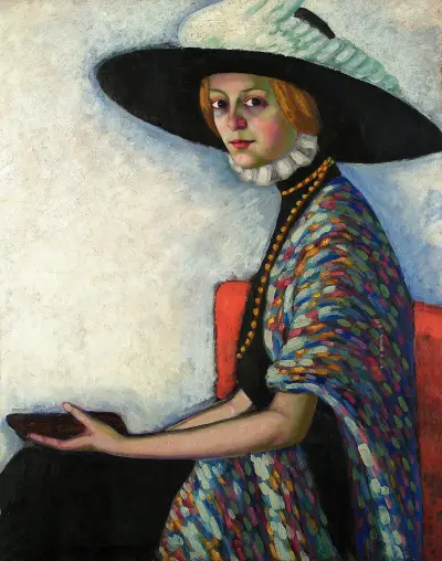 Alide Asmuse portree, Konrad Mägi
