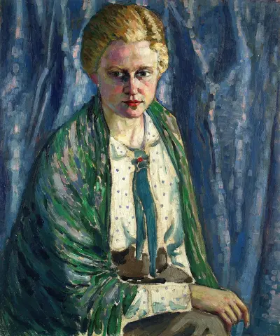 Alma Koskeli portree, Konrad Mägi