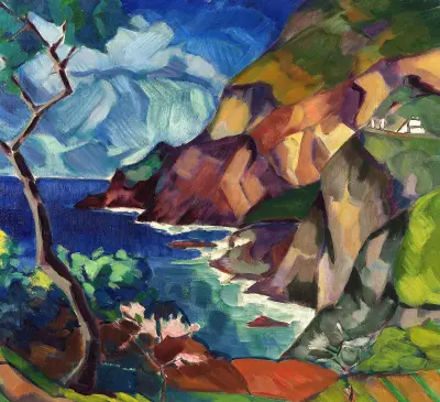 Capri maastik, Konrad Mägi