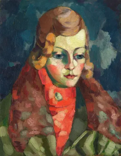 Daami portree, Konrad Mägi