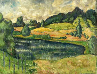 Landscape from Estonia, Konrad Mägi