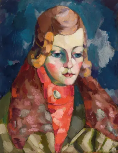 Naise portree, 1923 – Nr. 2, Konrad Mägi