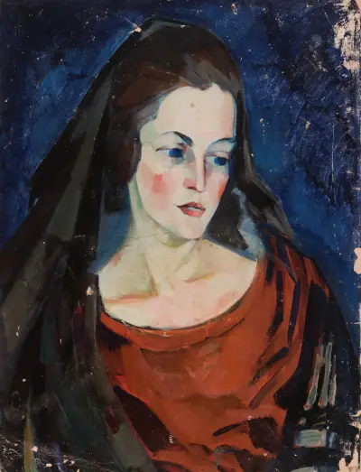 Naise portree, 1923 – Nr. 1, Konrad Mägi