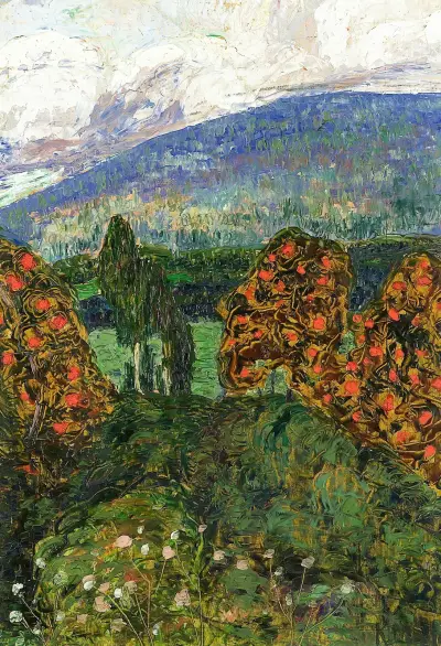 Norra maastik, 1908 – Nr. 2, Konrad Mägi