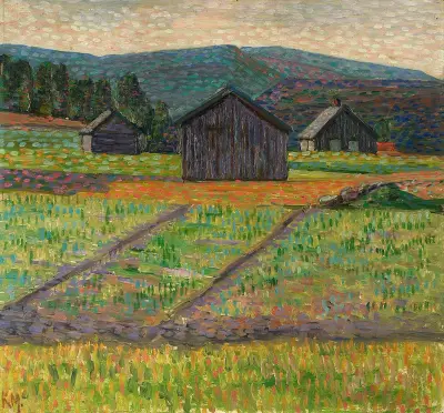 Norra maastik, 1908 – Nr. 1, Konrad Mägi